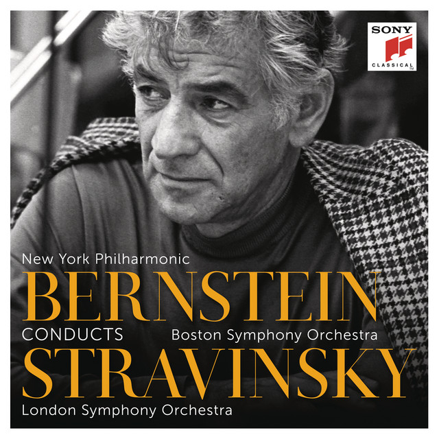 Bernstein Conducts Stravinsky album cover