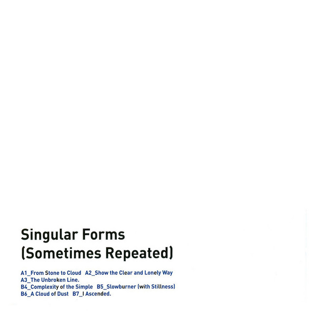 Singular Forms (Sometimes Repeated) album cover