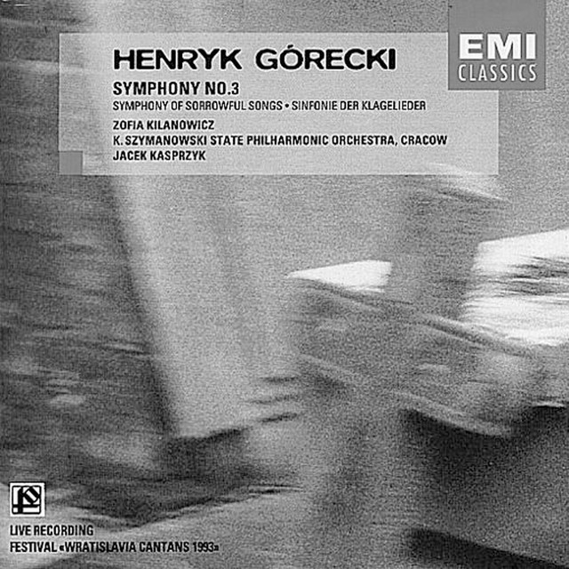 Gorecki: Symphony No.3, Op.36 "Symphony of Sorrowful Songs" ["Sinfonie der Klageleider"] album cover