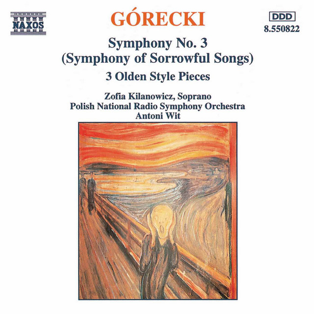 Górecki: Symphony No. 3 - 3 Olden Style Pieces album cover