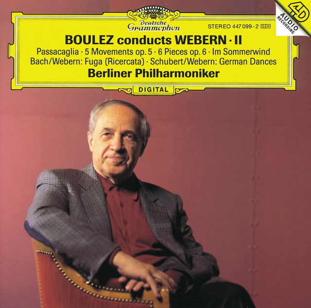 Boulez conducts Webern II album cover