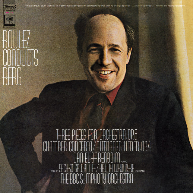 Boulez Conducts Berg album cover