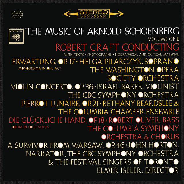 The Music of Arnold Schoenbert, Vol. 1 (2023 Remastered Version) album cover