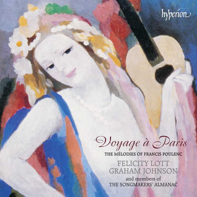 Poulenc: Voyage à Paris (Hyperion French Song Edition) album cover