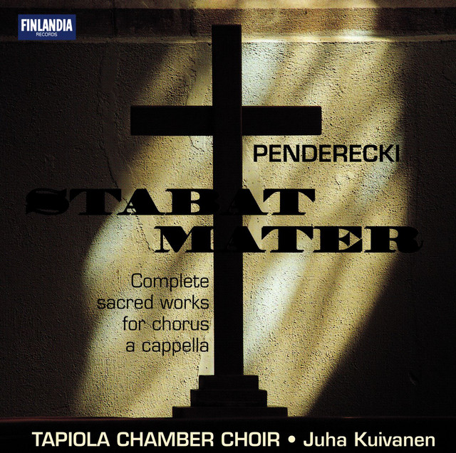 Pendereki Stabat Mater album cover