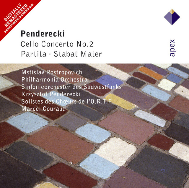 Penderecki : Cello Concerto No.2, Partita & Stabat Mater (APEX) album cover