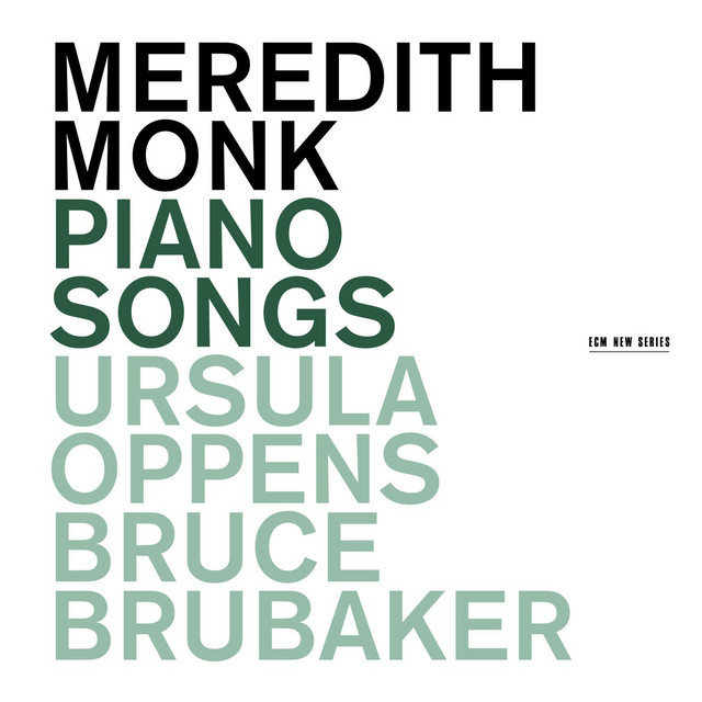 Meredith Monk: Piano Songs album cover