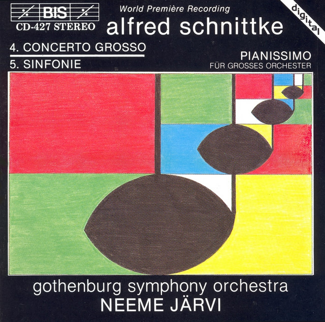Schnittke: Concerto Grosso No. 4 ("Symphony No. 5") / Pianissimo album cover