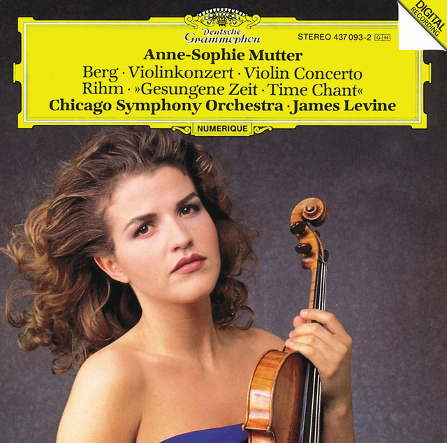 Berg: Violin Concerto / Rihm: Time Chant (1991/92) album cover