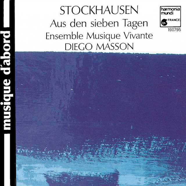 Stockhausen: Aus den sieben Tagen album cover