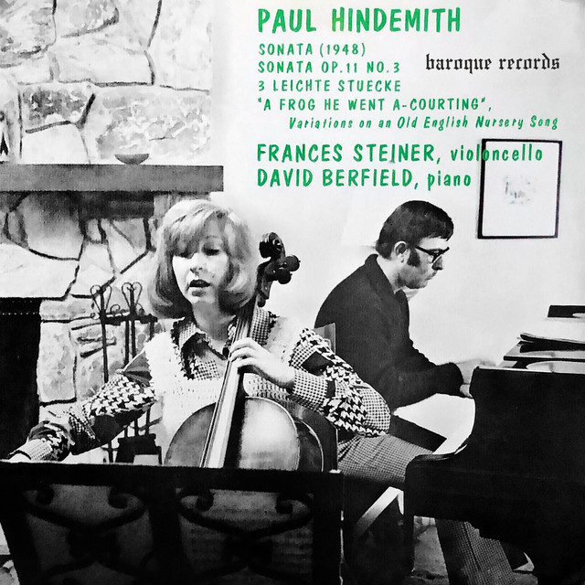 Hindemith: Sonata (1948) - Sonata Op. 11, No. 3 - 3 Leichte Stuecke, " A Frog He Went A-Courting" Variations on an Old English Nursery Song album cover
