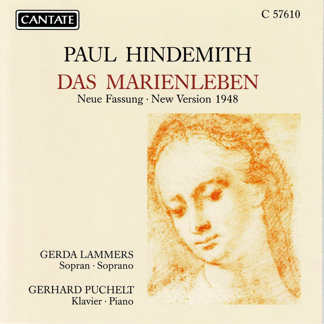 Hindemith: Das Marienleben. New Version 1948 album cover