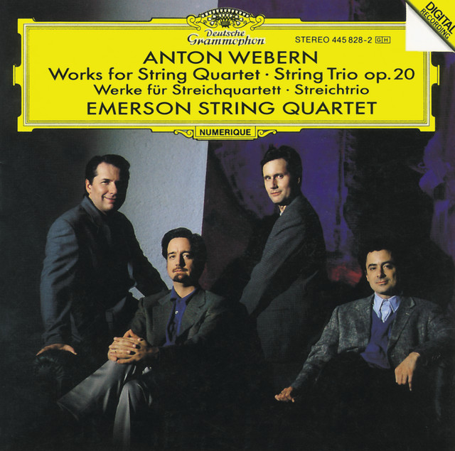 Webern: Works for String Quartet; String Trio Op.20 album cover