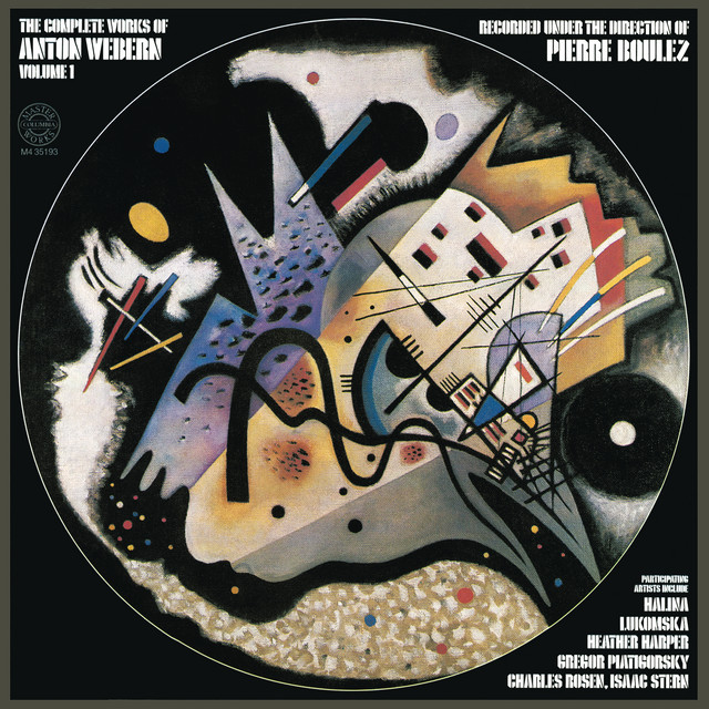 Charles Rosen Plays Webern album cover