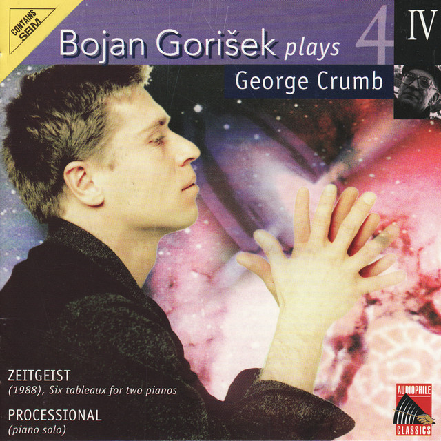 Bojan Gorišek plays George Crumb album cover