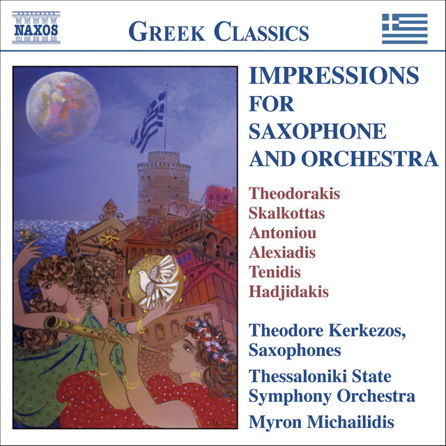 Impressions for Saxophone And Orchestra - Virtuosic Works by 20th Century Greek Composers album cover