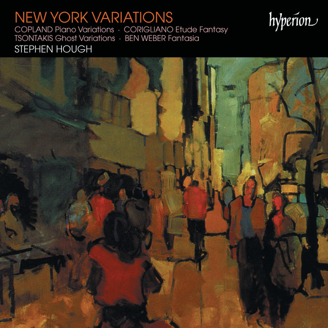 New York Variations – Piano Works by Copland, Corigliano, Tsontakis & Ben Weber album cover
