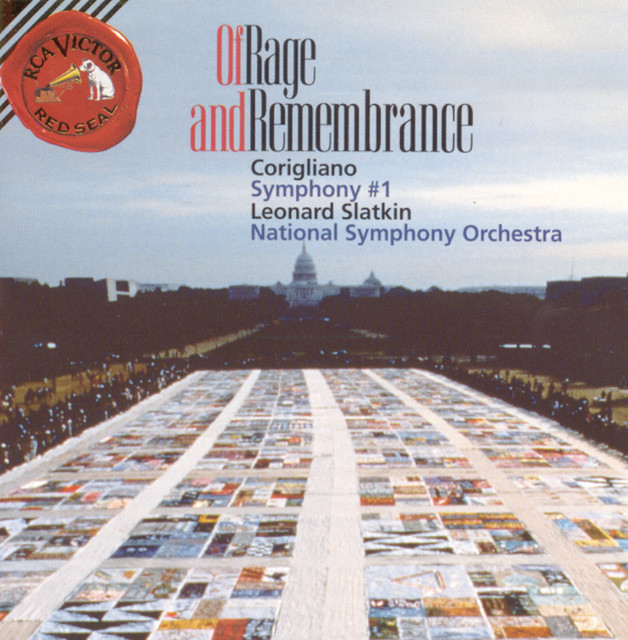 Corigliano Of Rage and Remembrance; Symphony No. 1 album cover