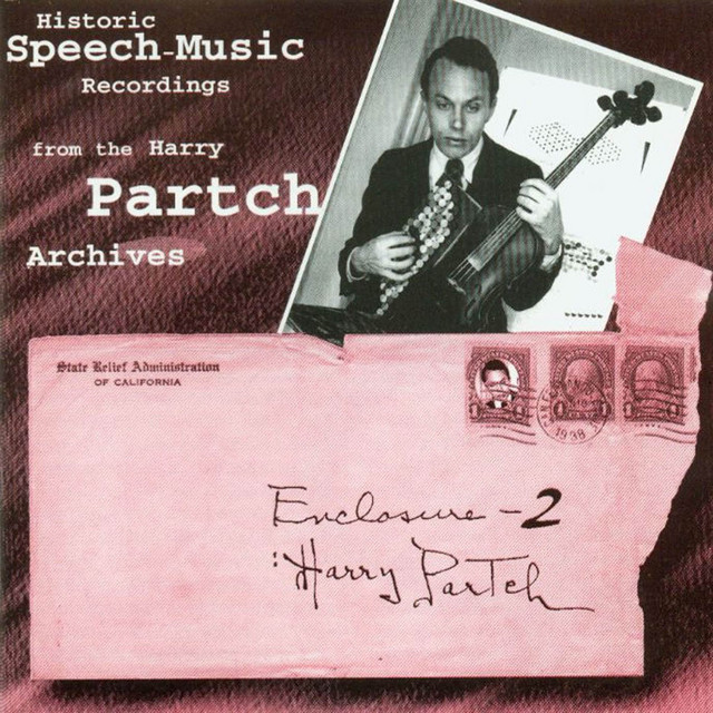 Partch, H.: Historic Speech Music Recordings (Enclosure 2) album cover