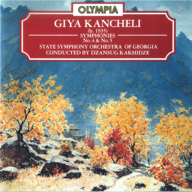 Giya Kancheli: Symphony No. 4 "In Commemoration of Michaelangelo" & No. 5 album cover
