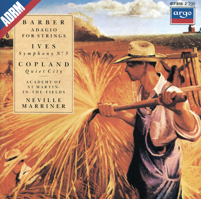 Barber: Adagio For Strings / Copland: Quiet City / Ives: Symphony No.3, etc. album cover