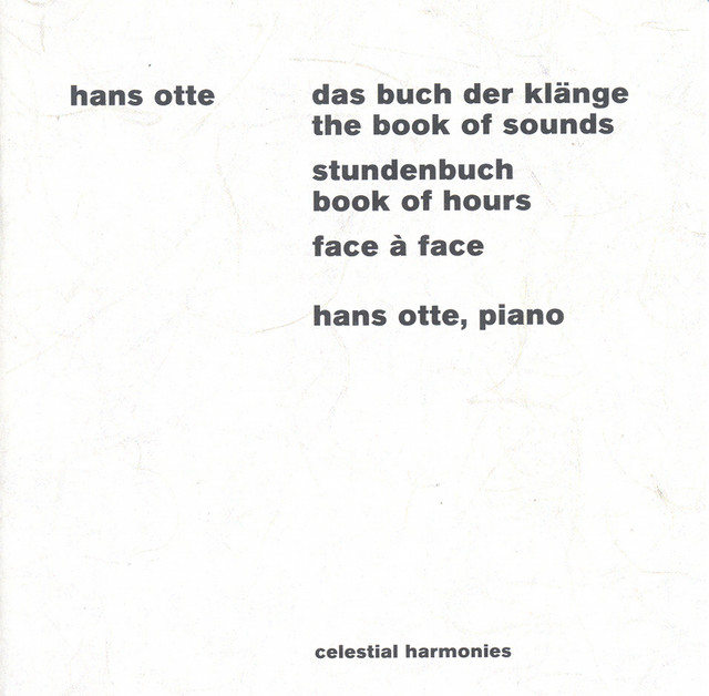 Otte: Das Buch der Klänge - Stundenbuch - face a face album cover
