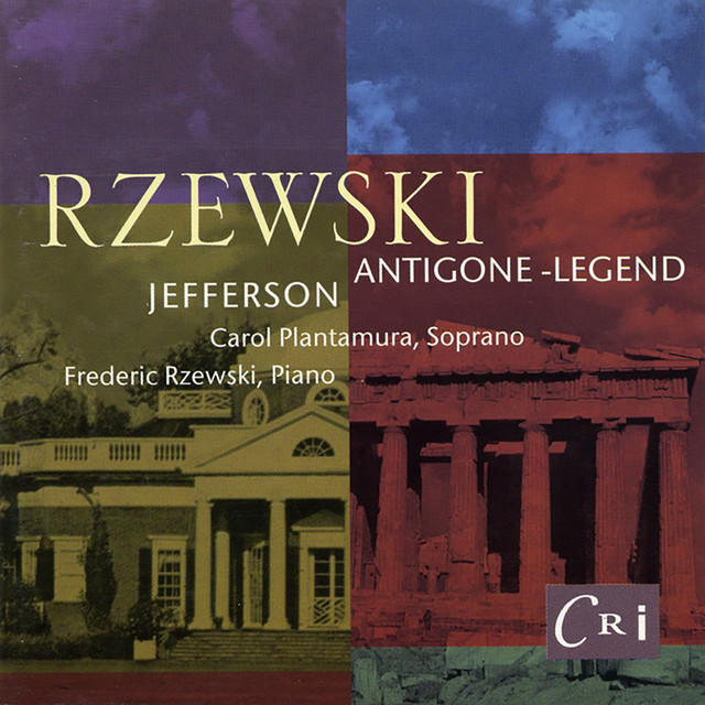 Frederic Rzewski: Antigone-Legend; Jefferson album cover