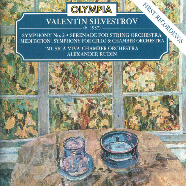 Valentin Silvestrov: Symphony No. 2 & Symphony for Cello and Chamber Orchestra, Meditation album cover