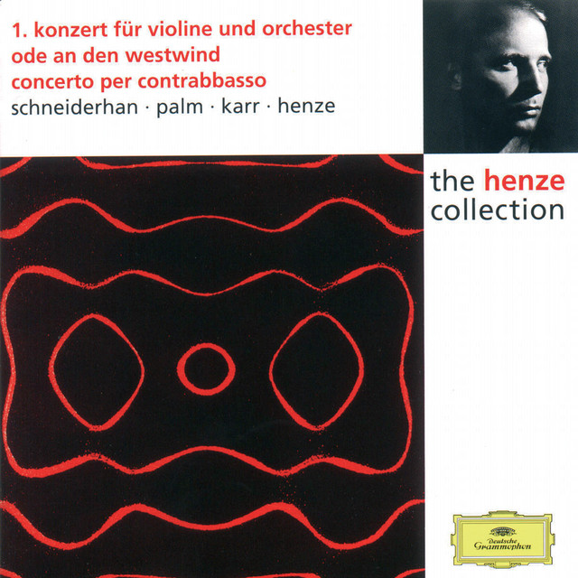 Henze: Violin Concerto No.1; Ode to West Wind; Double Bass Concerto album cover