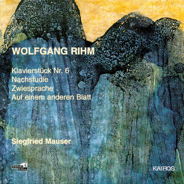 Wolfgang Rihm: Piano Music album cover