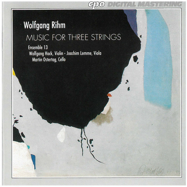 Rihm: Music for 3 Strings album cover