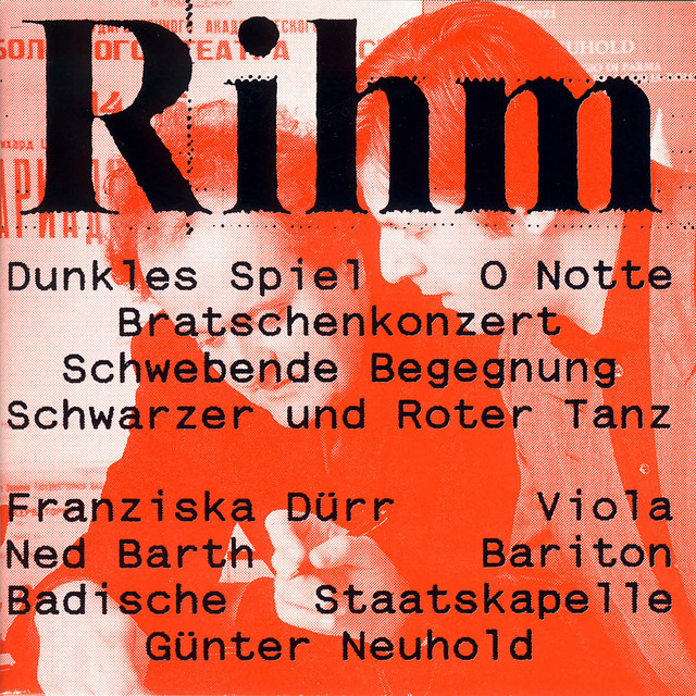 Rihm: Dunkles Spiel, O Notte, Schwebende Begegnung & Others album cover