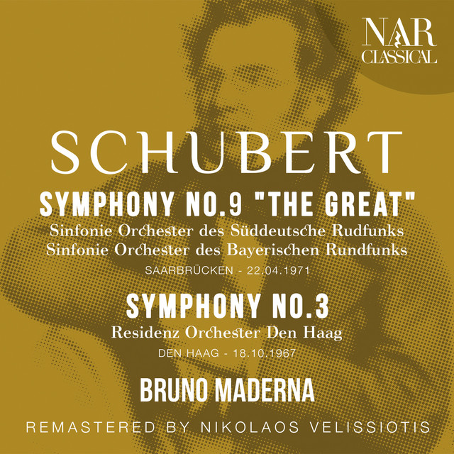 SCHUBERT: SYMPHONY No. 9 "The Great", SYMPHONY No. 3 album cover