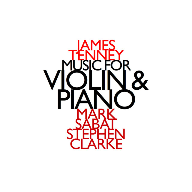 James Tenney: Music for Violin & Piano album cover