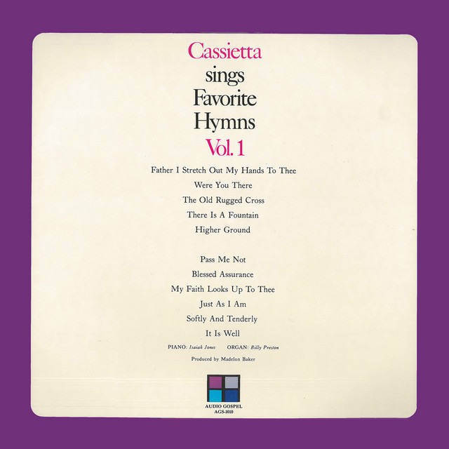 Cassietta Sings Favorite Hymns - Vol. 1 album cover