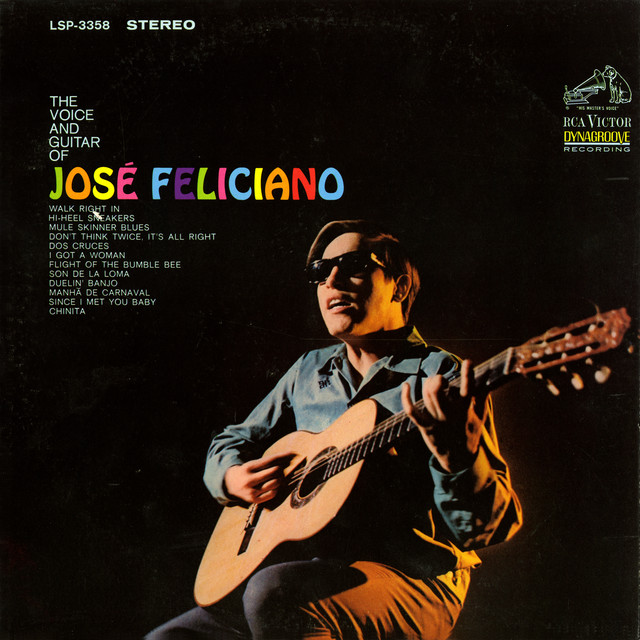 The Voice and Guitar of José Feliciano album cover
