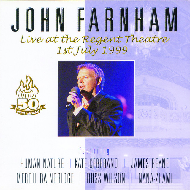 John Farnham Live At The Regent Theatre album cover
