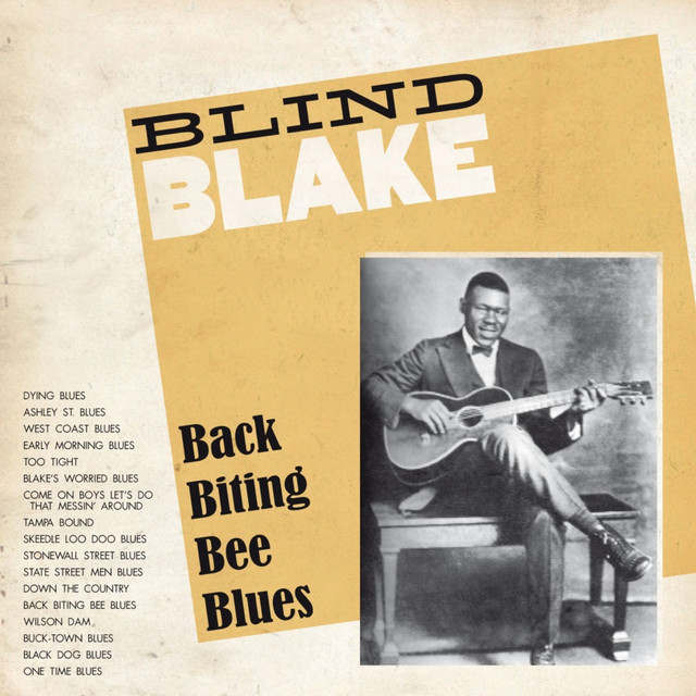 Blind Blake : Back Biting Bee Blues album cover