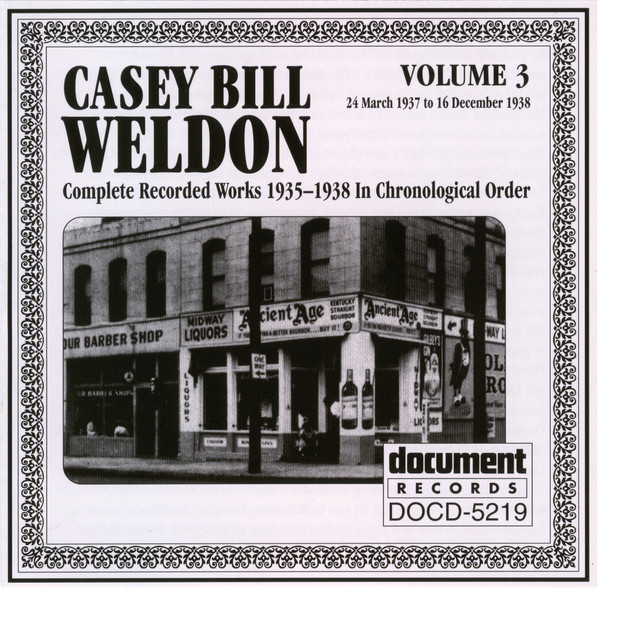 Casey Bill Weldon Vol. 3 1937-1938 album cover