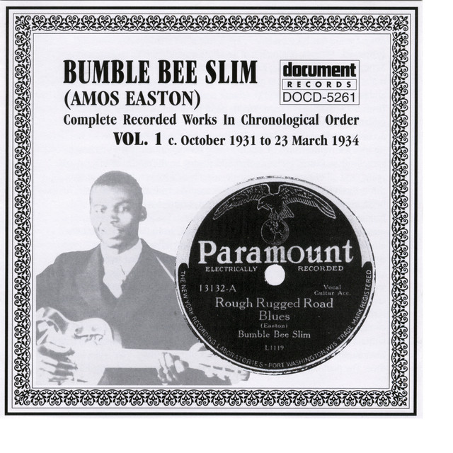 Bumble Bee Slim Vol. 1 1931-1934 album cover