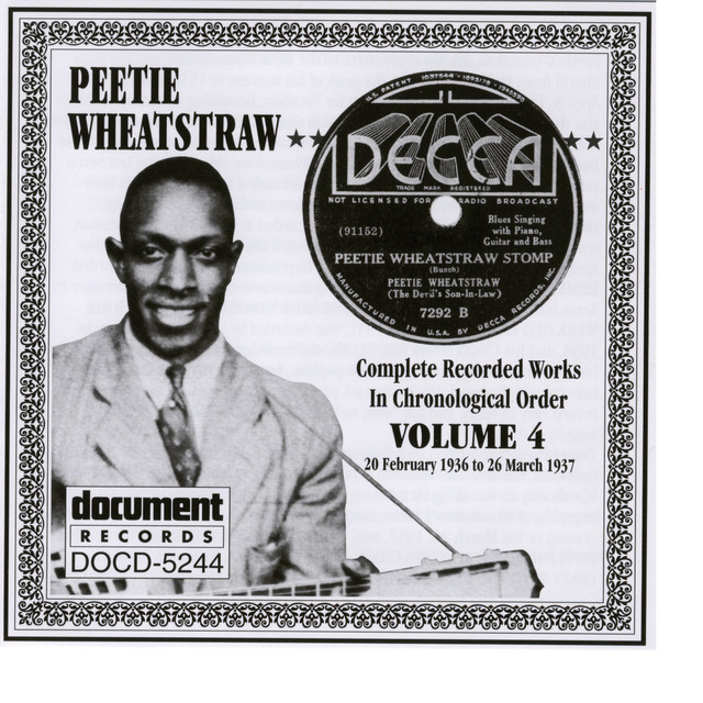 Peetie Wheatstraw Vol. 4 1936-1937 album cover