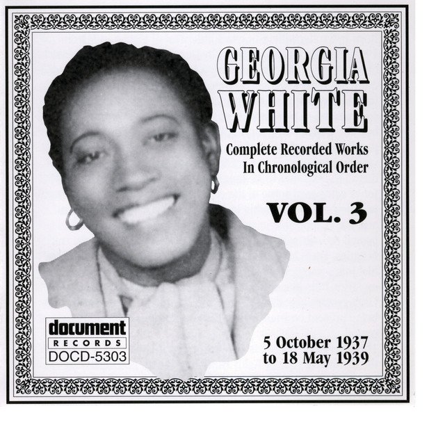 Georgia White Vol. 3 1937-1939 album cover