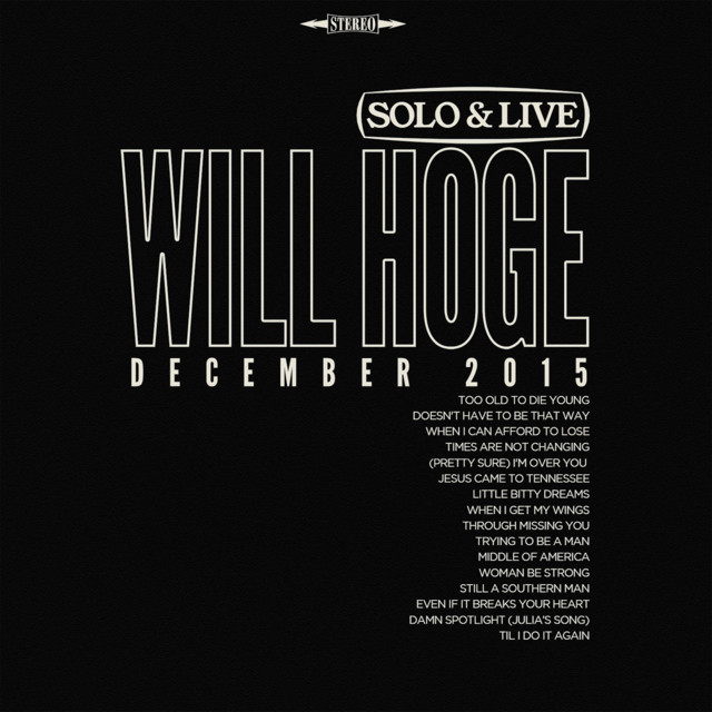 Solo & Live: December 2015 album cover
