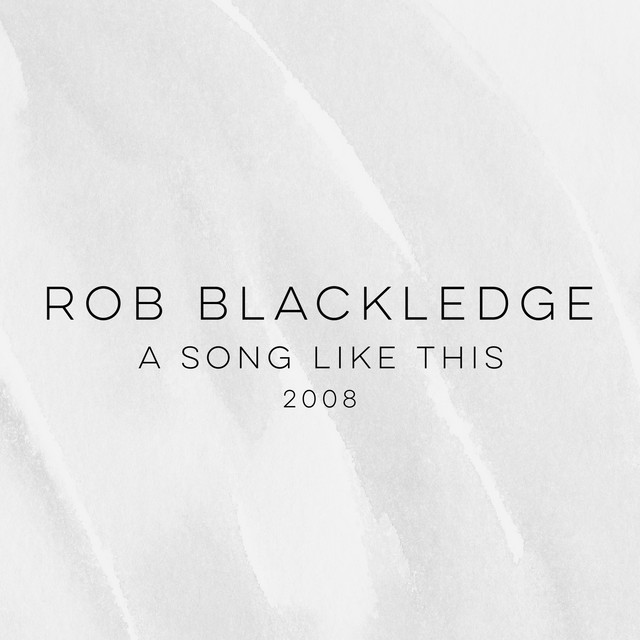 A Song Like This: 2008 album cover
