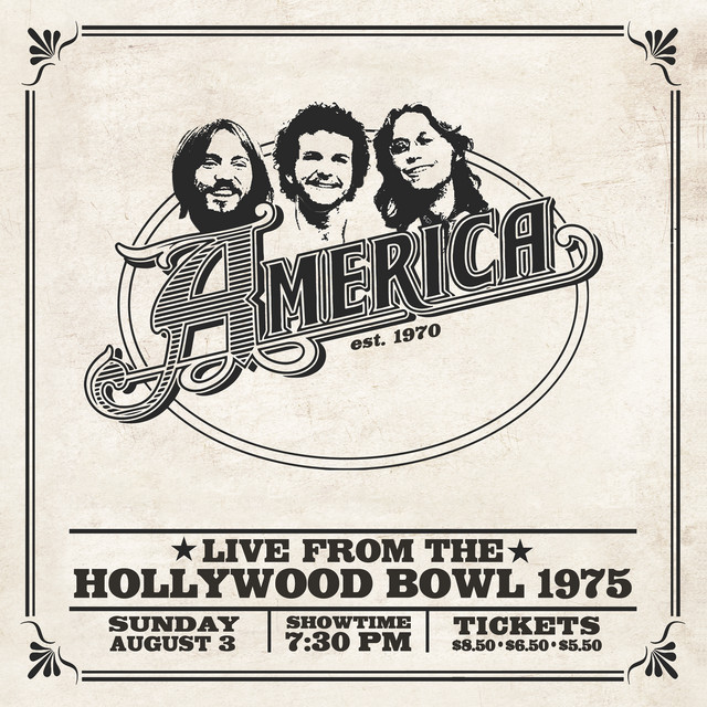 America: Live From The Hollywood Bowl 1975 album cover