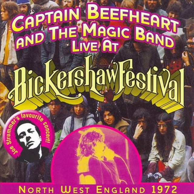 Captain Beefheart Live at Bickershaw 1972 album cover