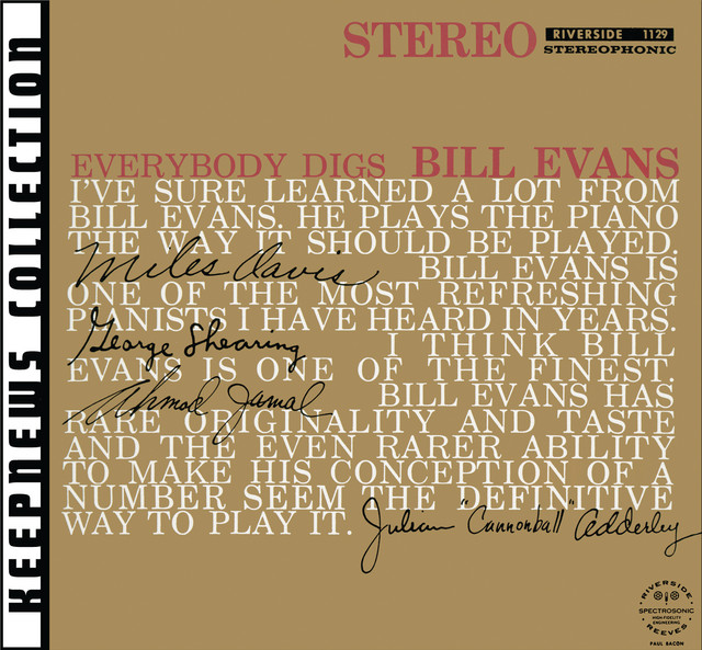 Everybody Digs Bill Evans album cover
