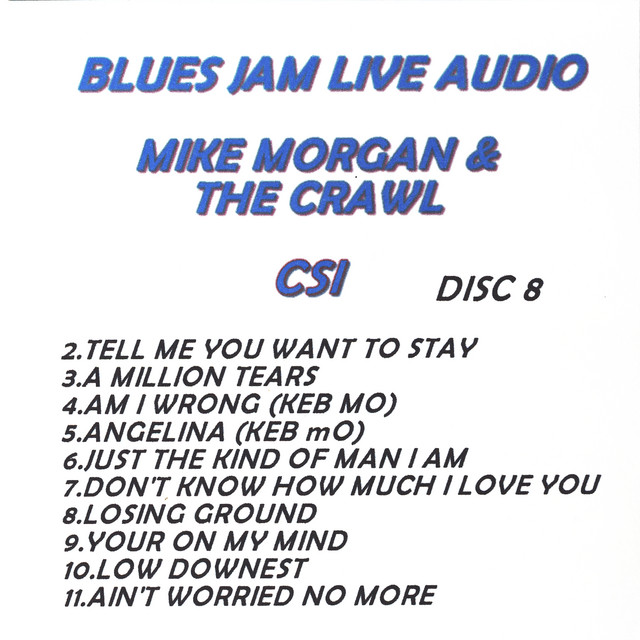Blues Jam Live Audio: Mike Morgan & The Crawl album cover