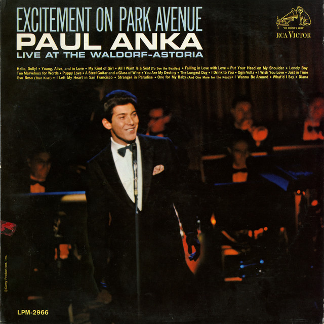 Excitement on Park Avenue, Live at the Waldorf-Astoria album cover