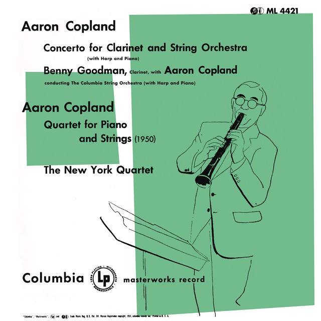 Copland: Concerto for Clarinet and Strings & Quartet & Piano Variations & Vitebsk album cover